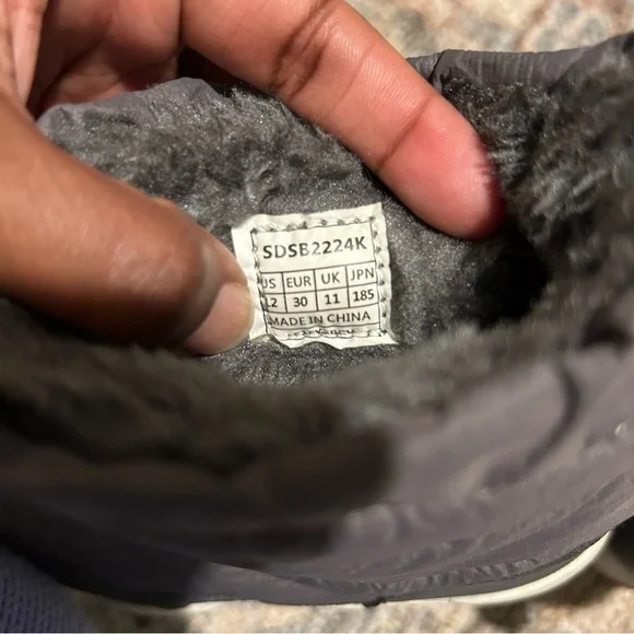 Kids Dream Pairs Snow Winter Boots Gray Lined Size 12 Insulated Unisex - Picture 5 of 7